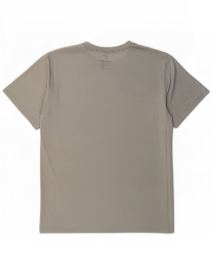 Camiseta Nike Masculina Dri Fit Graphic Top Cinza Médio Poliéster