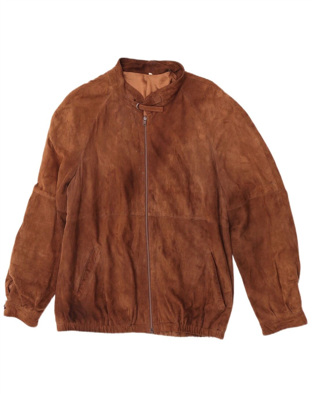 Jaqueta masculina vintage de camurça IT 54 2XL marrom