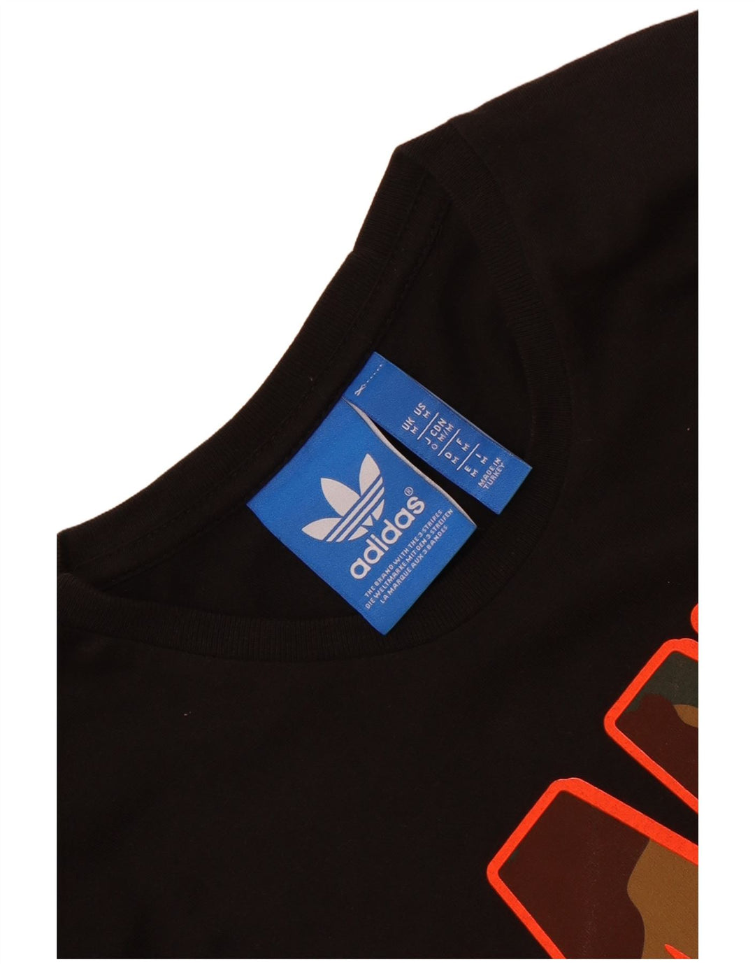 Camiseta Adidas Masculina Graphic Top Médio Preto