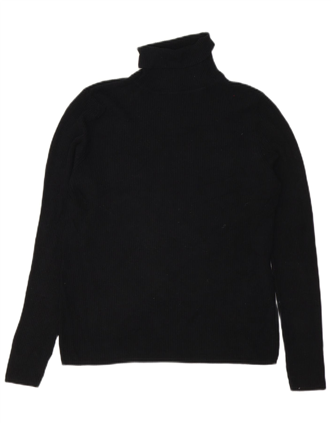 Suéter feminino Marks & Spencer com gola redonda Reino Unido 14 viscose preta média