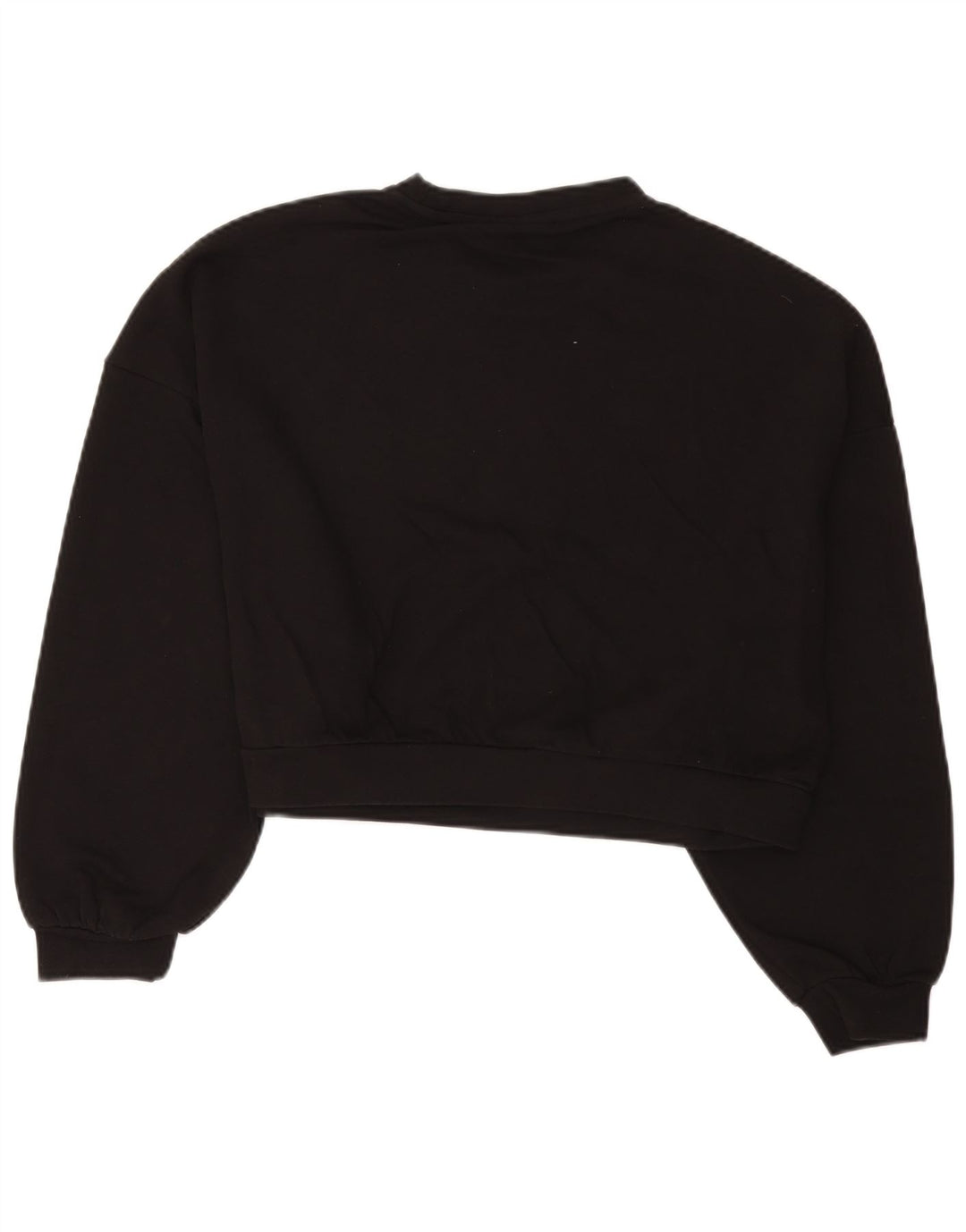 Suéter feminino Ellesse Crop Graphic Oversized Reino Unido 14 Médio Preto