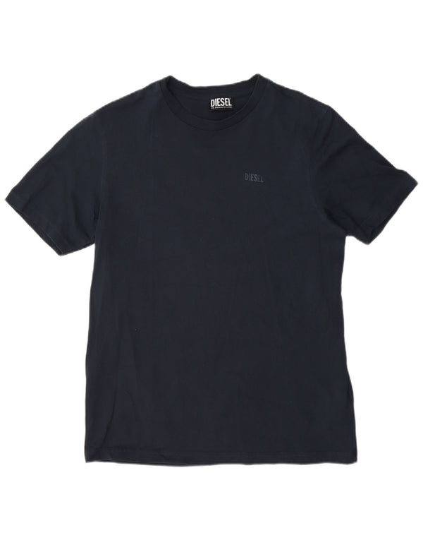 Camiseta masculina Diesel Top médio algodão azul marinho