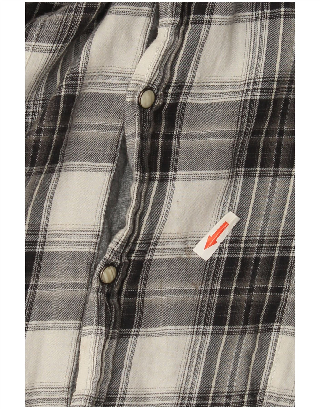 Camisa masculina de flanela de manga curta Jack & Jones grande algodão xadrez cinza