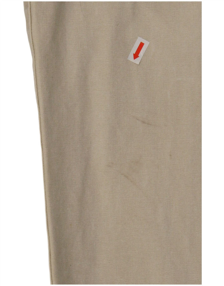 L.L.BEAN Calça Chino Masculina Reta W36 L30 Algodão Bege