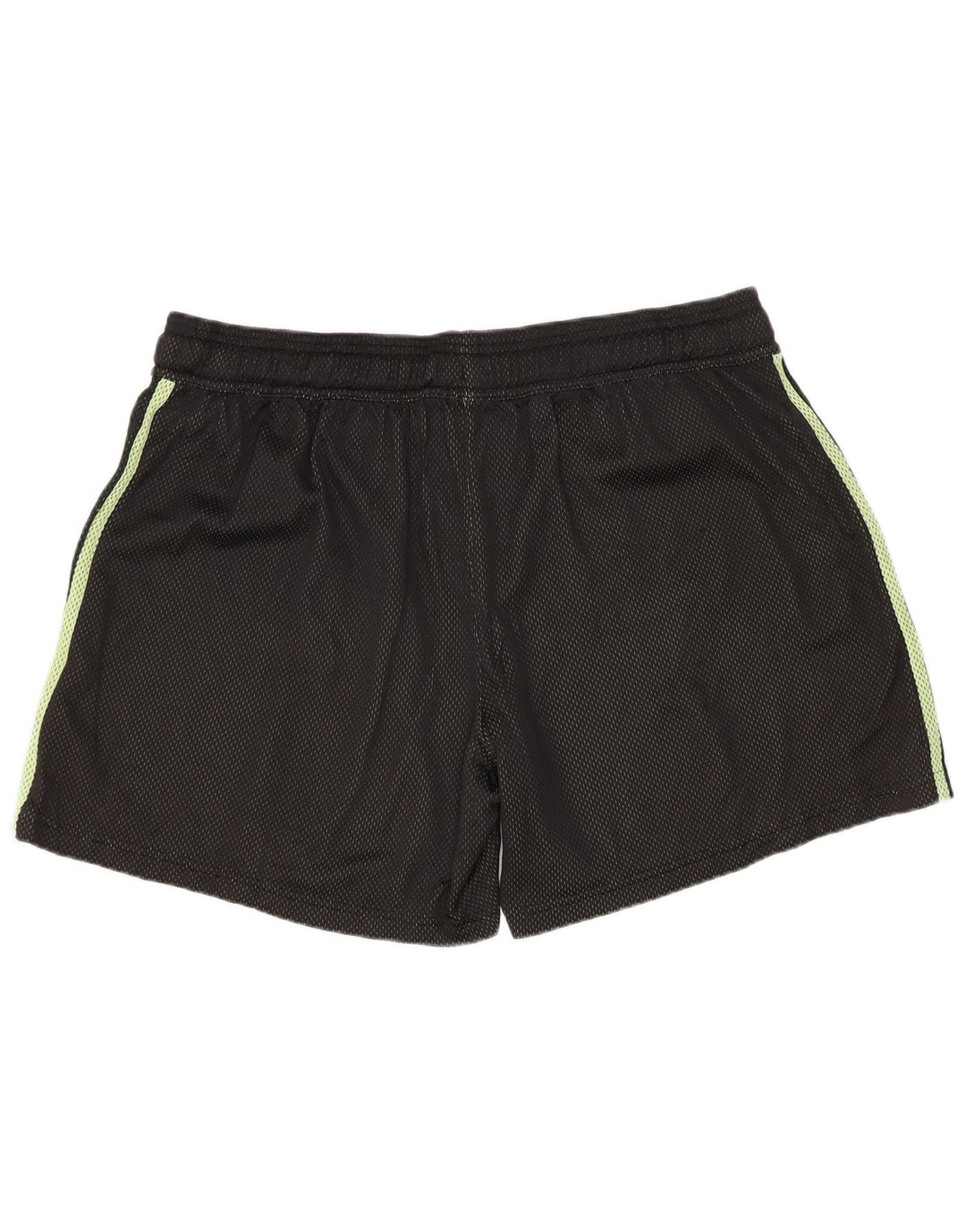 Shorts esportivos femininos Adidas UK 16/18 grande poliéster preto