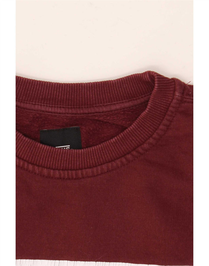 Vans Mens Graphic Moletom Jumper Médio Borgonha