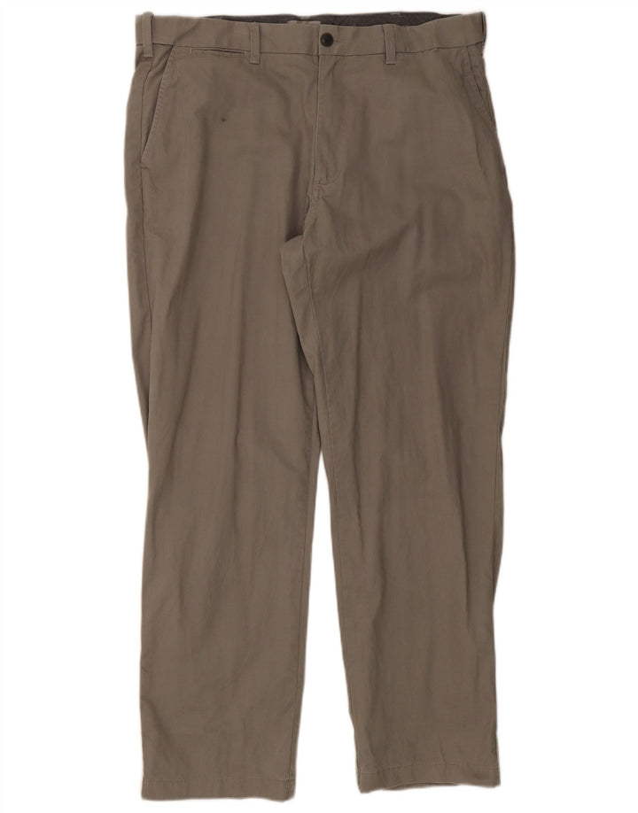 Calça Chino Masculina Marks & Spencer Regular Fit W36 L30 Cinza