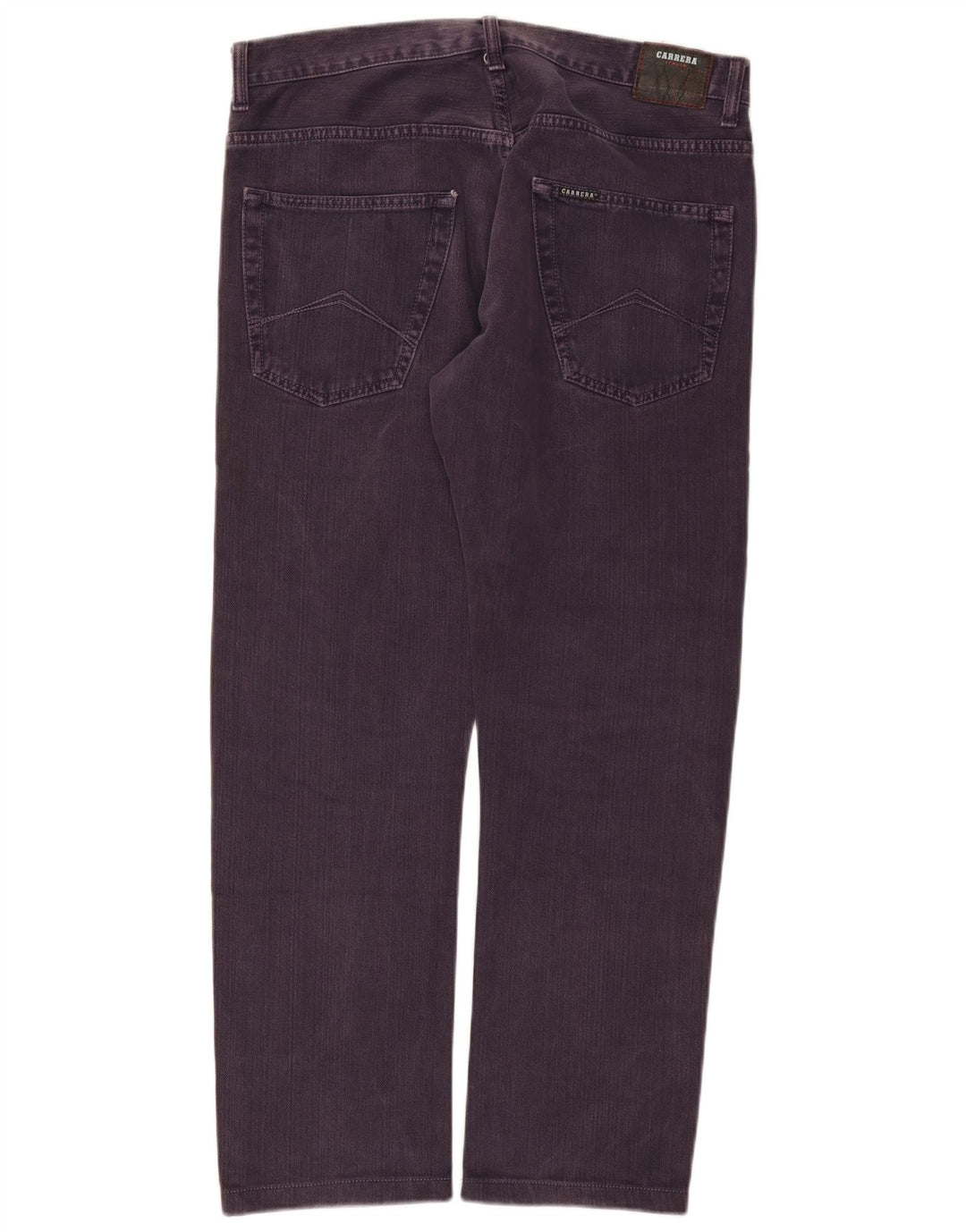 Carrera Mens Straight Jeans W36 L29 Roxo Algodão