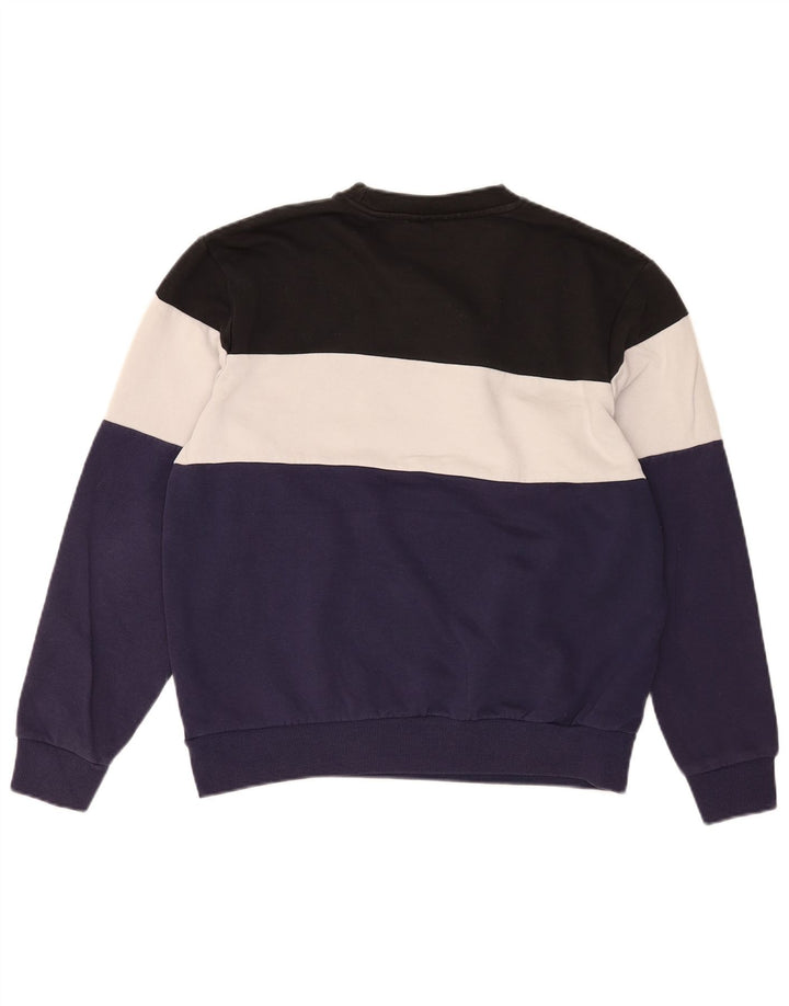 Fila Moletom Gráfico Masculino Jumper Grande Multicolorido Colorblock Algodão