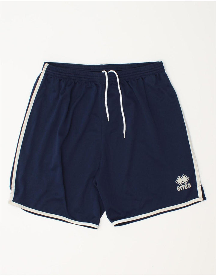 Errea Mens Sport Shorts Grande Poliéster Azul Marinho