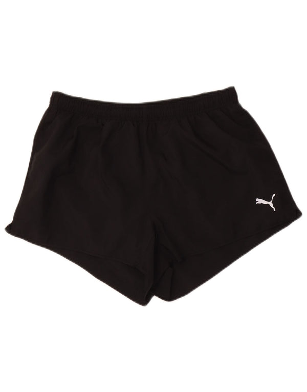 PUMA Mens Sport Shorts Medium  Black Polyester