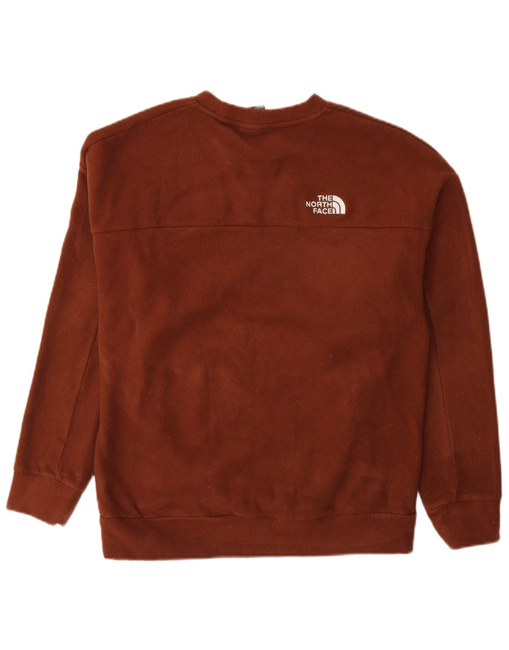 Jumper de lã oversized feminino THE NORTH FACE Reino Unido 10 pequeno poliéster marrom