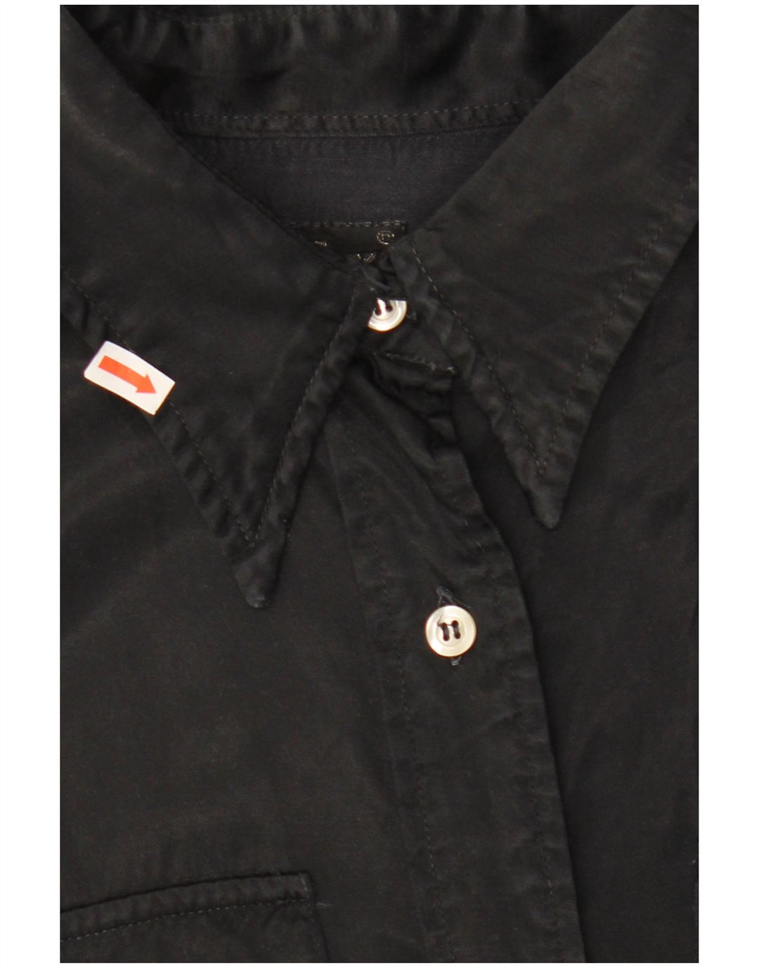 Camisa feminina REPLAY UK 14 média preta viscose