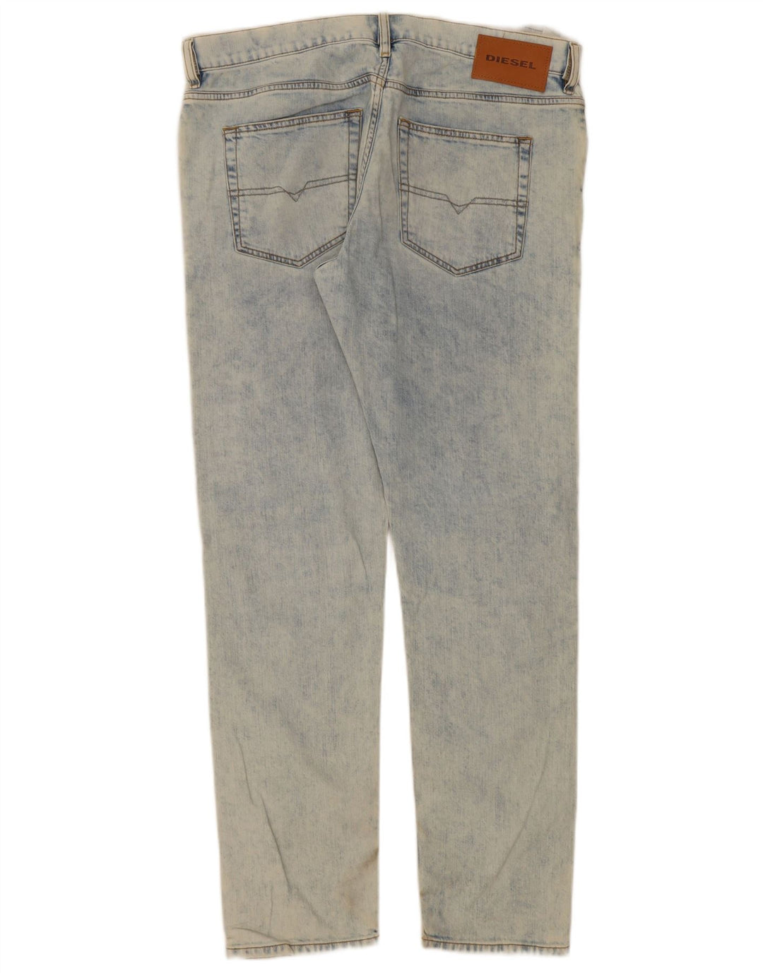 Diesel Masculino D-Luster Stretch Slim Jeans W36 L32 Azul Algodão