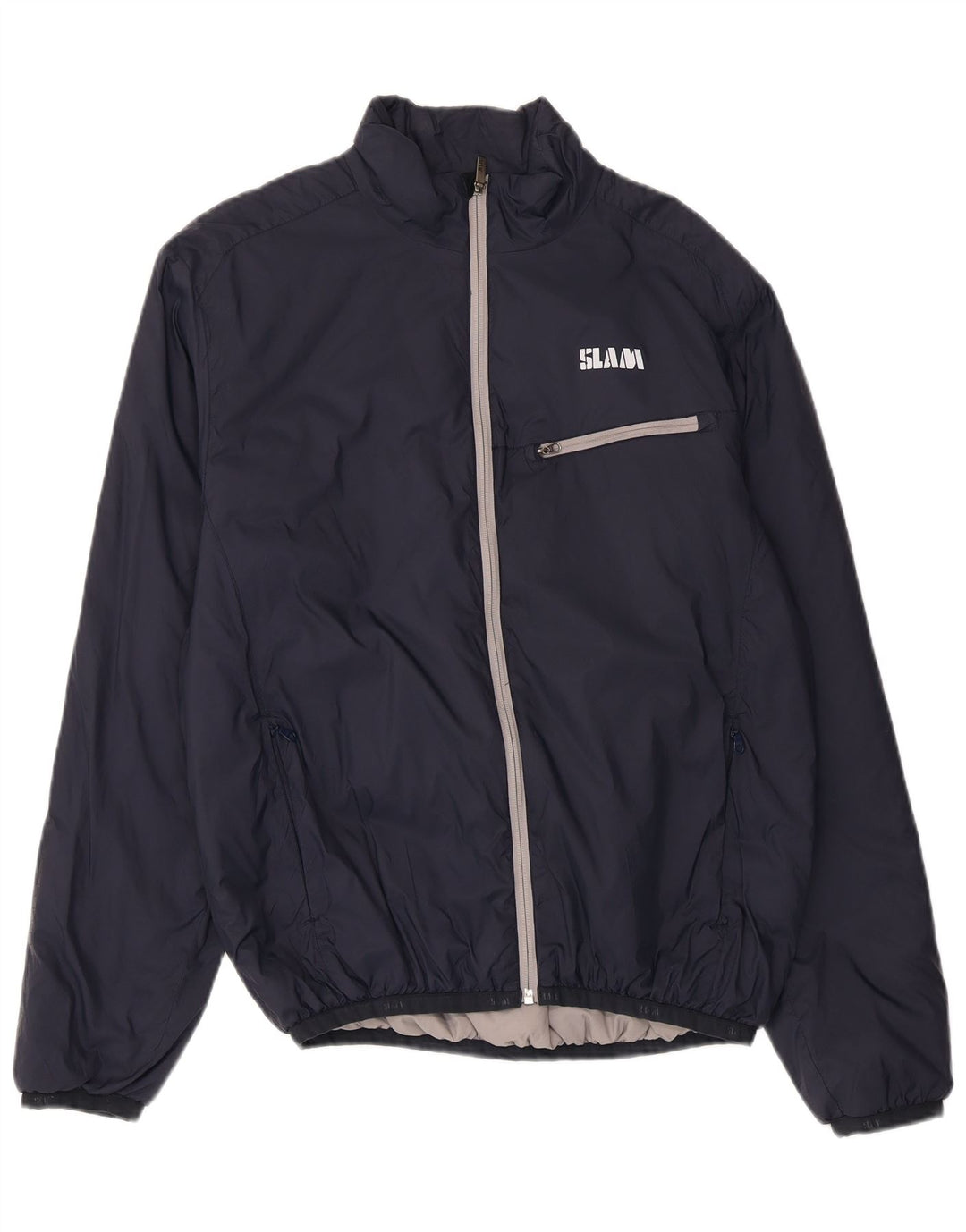 Jaqueta bomber feminina Slam UK 16 grande azul marinho poliamida