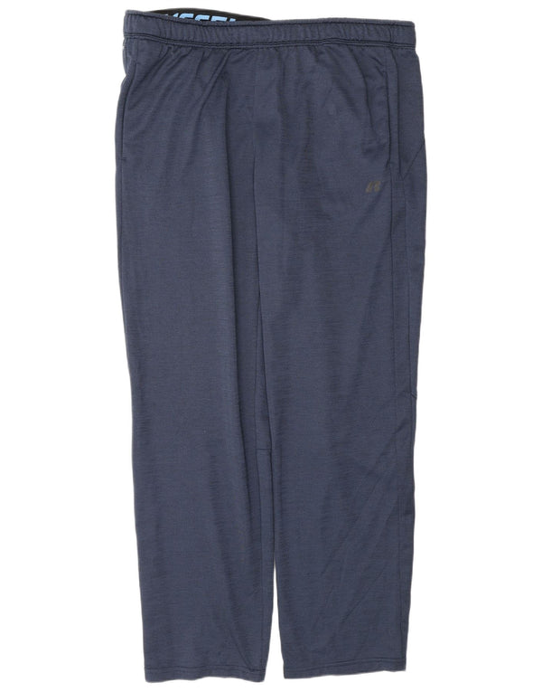 Calça de treino Russell Athletic masculina Dri-Power XL azul marinho poliéster