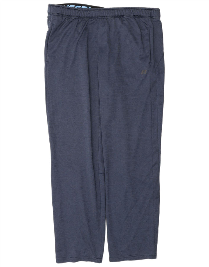 Calça de treino Russell Athletic masculina Dri-Power XL azul marinho poliéster