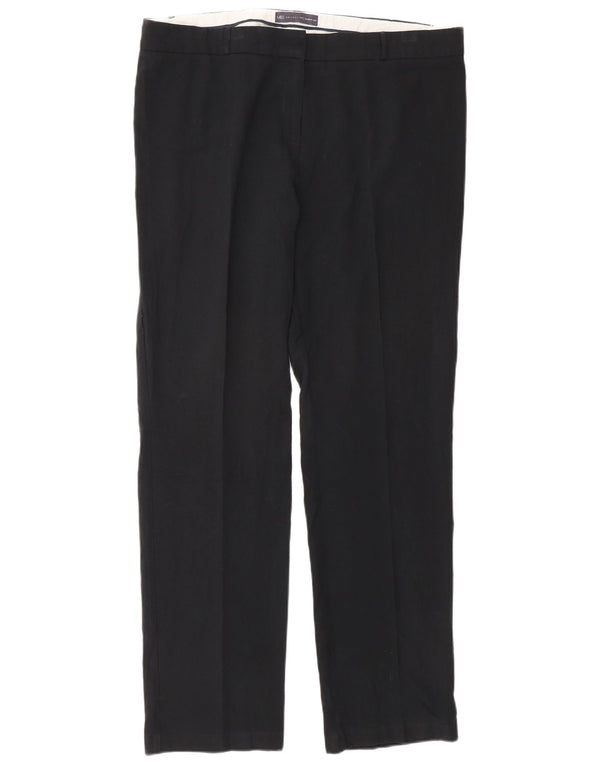 Calça feminina casual moderna Marks & Spencer Reino Unido 16 grande W34 L30 preta