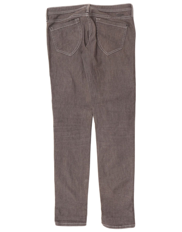 Adidas Womens Neo Label Slim Jeans W32 L32 Cinza Algodão