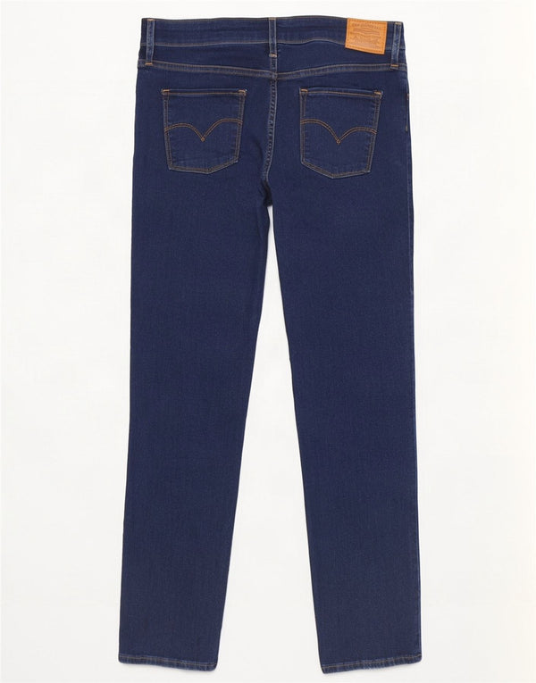 Calça jeans feminina Levi's 712 Slim W29 L30 azul marinho algodão