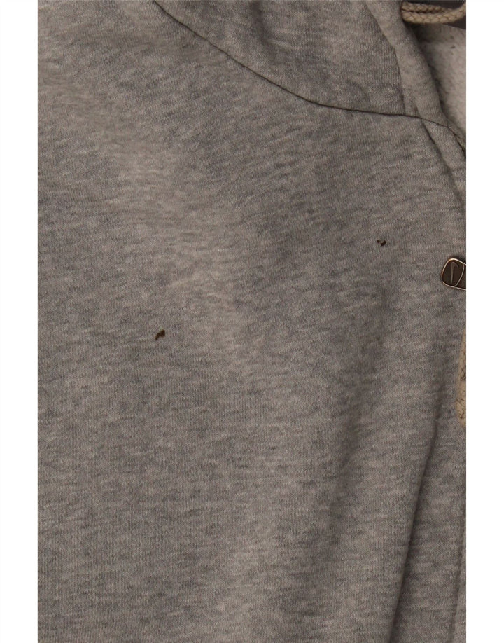 Suéter masculino NIKE com capuz e zíper XL cinza algodão