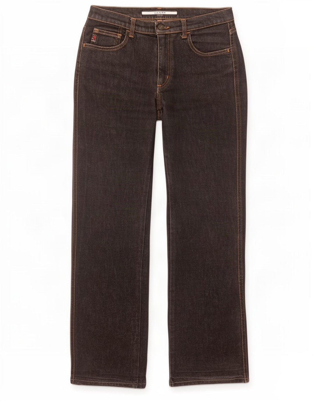 Guess Jeans Bootcut Feminino W27 L31 Algodão Preto