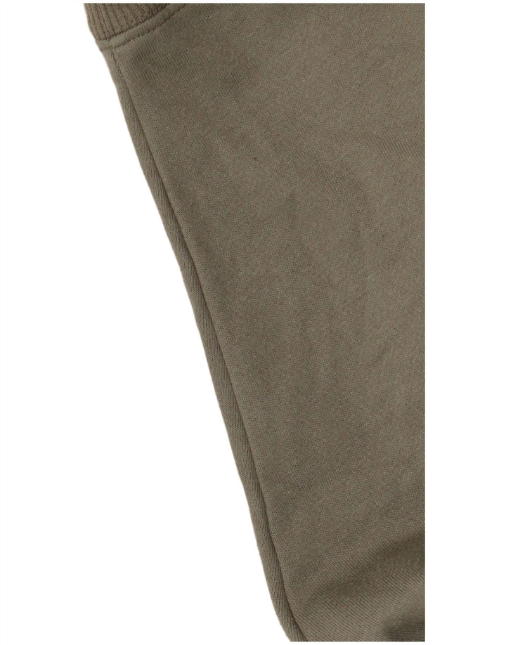 Jumper com capuz grande feminino Topshop Reino Unido 16 poliéster cáqui grande