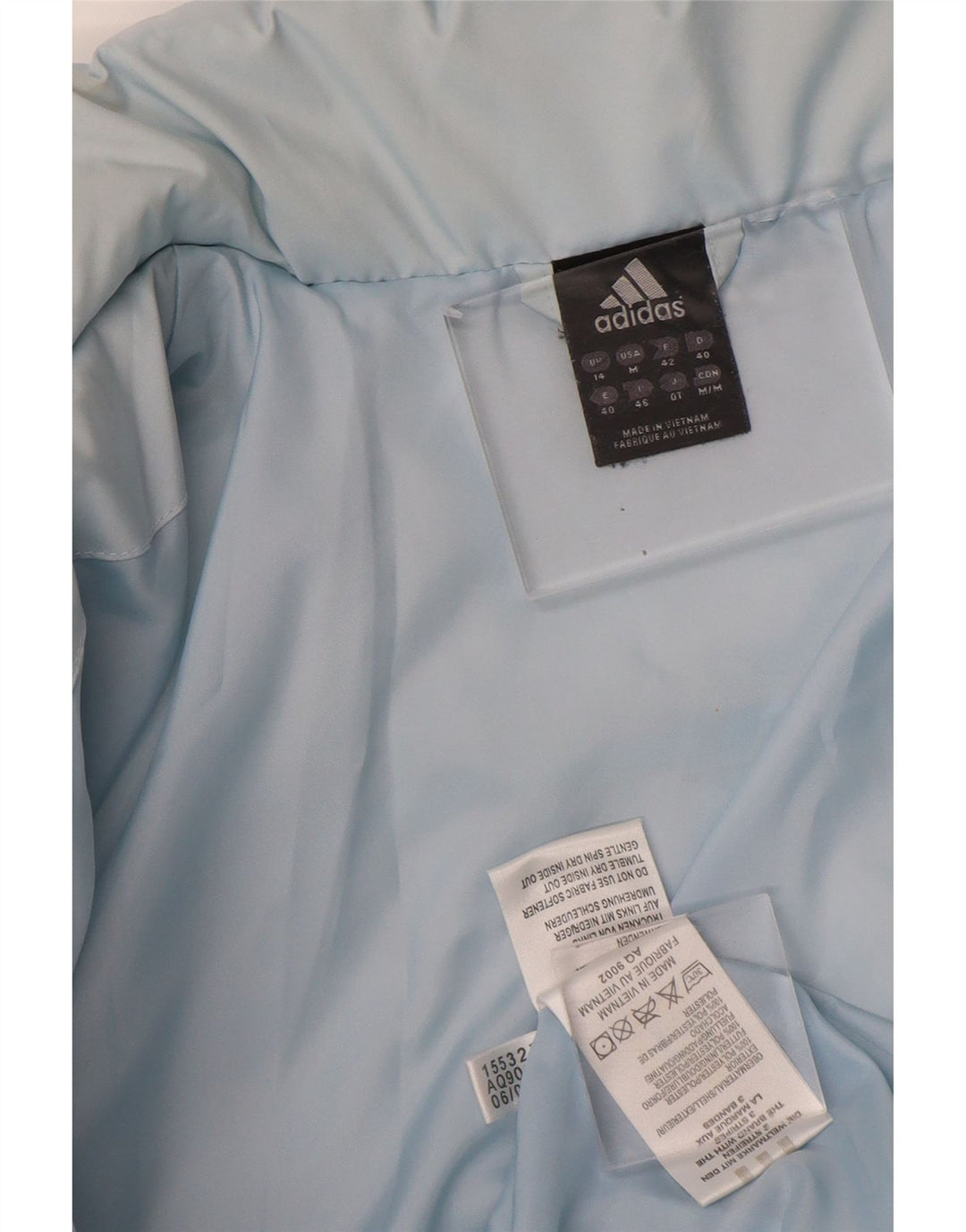 Jaqueta Acolchoada Feminina ADIDAS UK 14 Médio Azul Poliéster