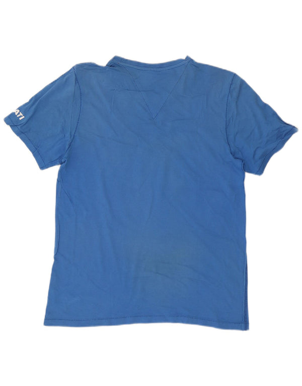 Camiseta masculina Puma Ducati Graphic Top Azul Médio