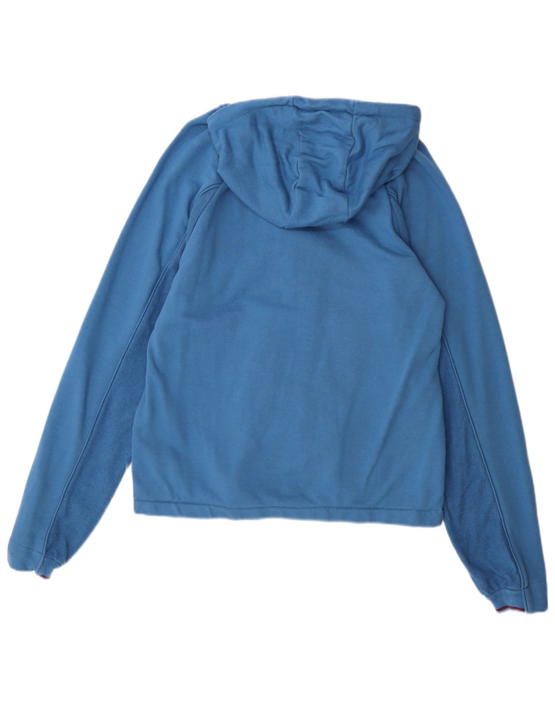 Suéter masculino Fila com capuz e zíper médio azul algodão