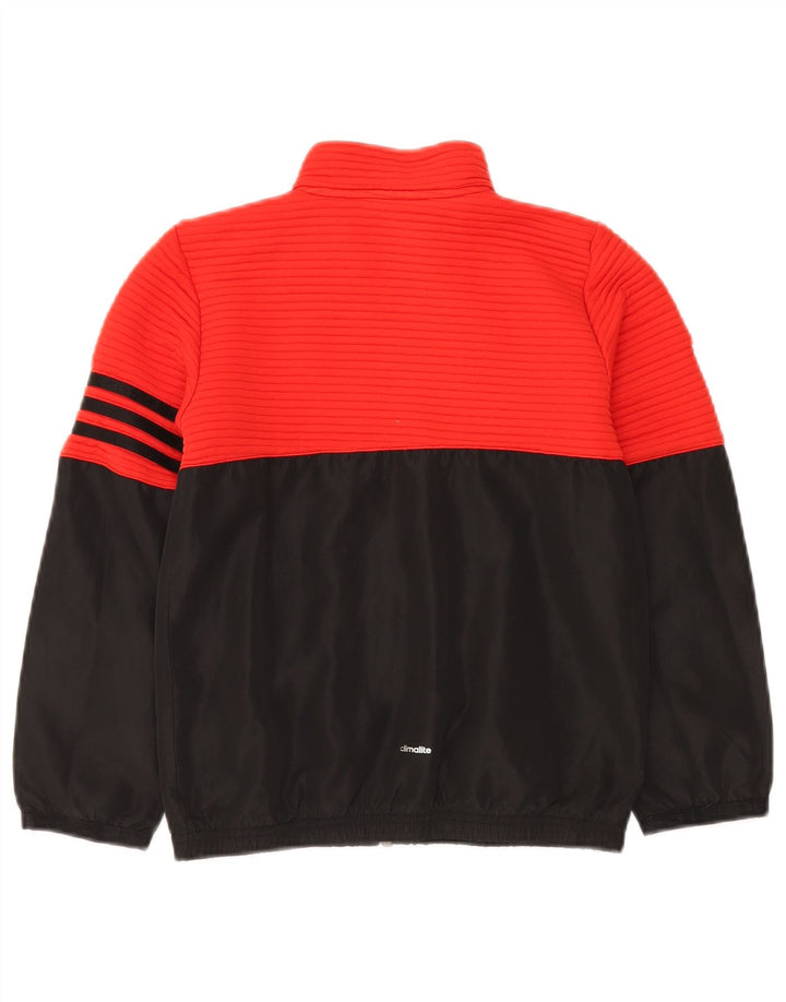 Adidas Meninos MESSI Graphic Tracksuit Top Jacket 7-8 Anos Vermelho Colorblock