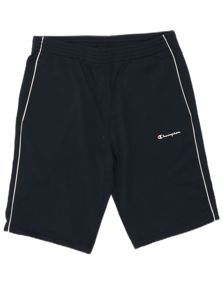 Shorts esportivos masculinos CHAMPION pequenos poliéster azul marinho
