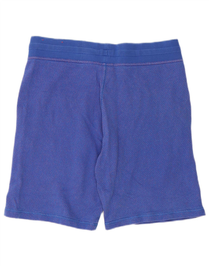 Shorts esportivos masculinos Nike médio azul manchado