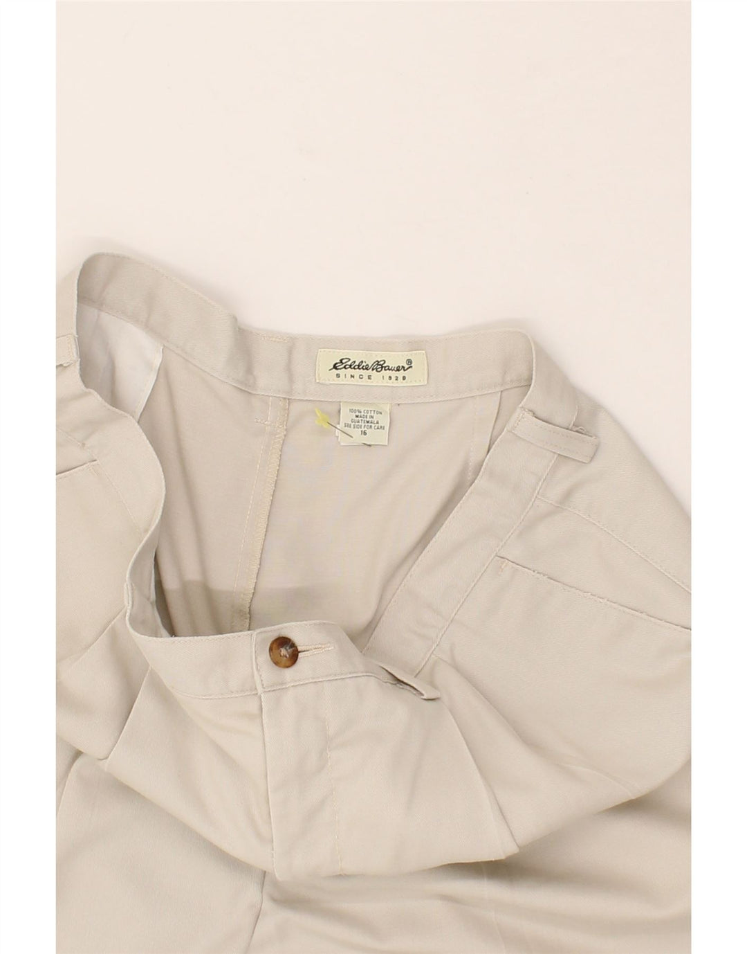 EDDIE BAUER Womens Pegged Chino Trousers US 16 XL W34 L31 Grey Cotton Vintage Eddie Bauer and Second-Hand Eddie Bauer from Messina Hembry 