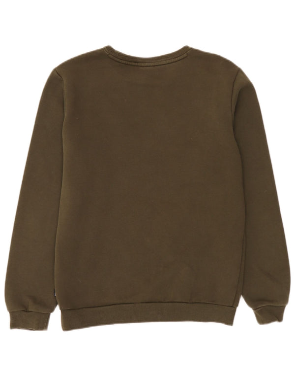 Puma Meninos Graphic Sweatshirt Jumper 13-14 Anos Caqui