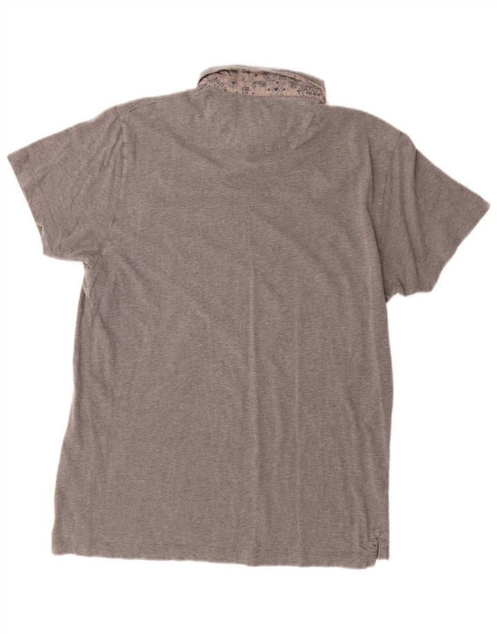 Camisa polo masculina Woolrich XL cinza algodão