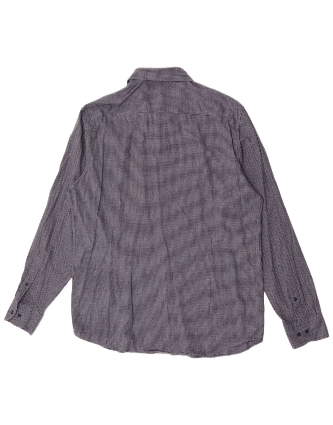 Camisa masculina Massimo Dutti XL azul xadrez algodão