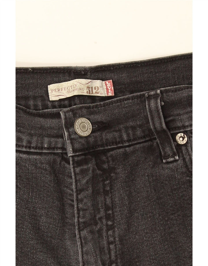Calça jeans feminina LEVI'S 512 Perfectly Slimming Bootcut W28 L31 cinza