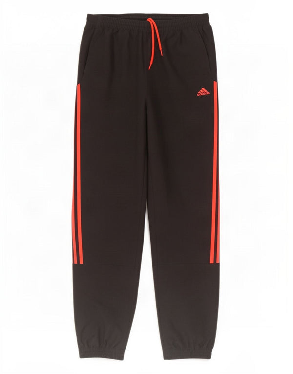 Adidas meninos calças de treino joggers 15-16 anos preto poliéster