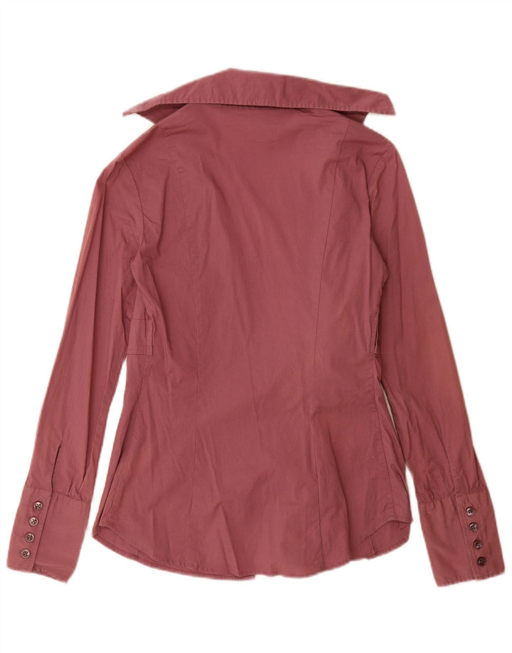 Blusa Camisa Feminina Benetton UK 8 Pequena Rosa