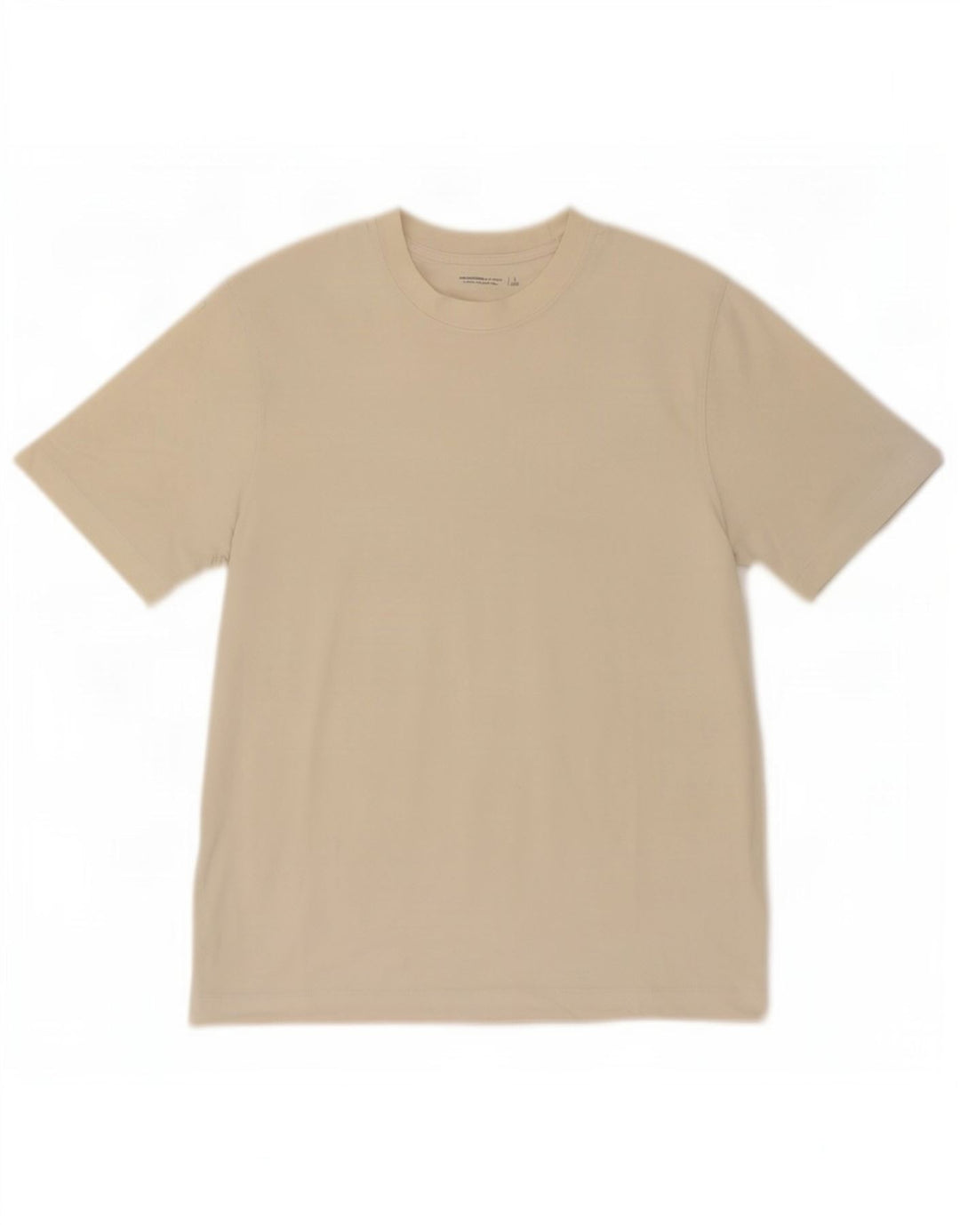 Camiseta masculina Abercrombie & Fitch grande bege