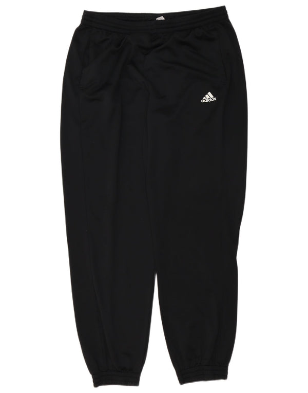 Calças de treino masculinas Adidas Joggers UK 48/50 XL preto poliéster
