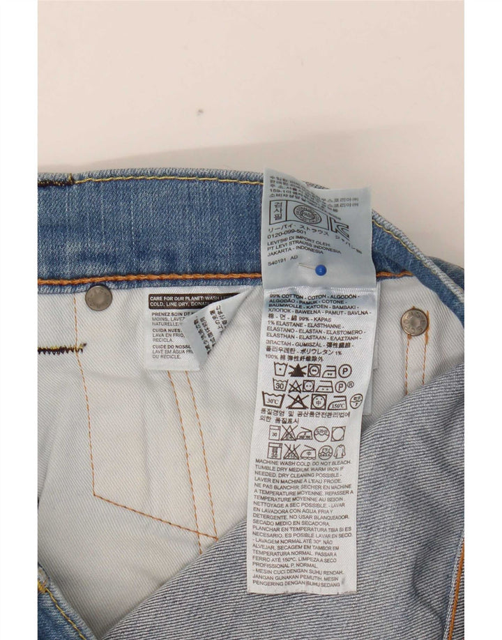 Levi's Masculino 511 Slim Jeans W32 L30 Azul Algodão
