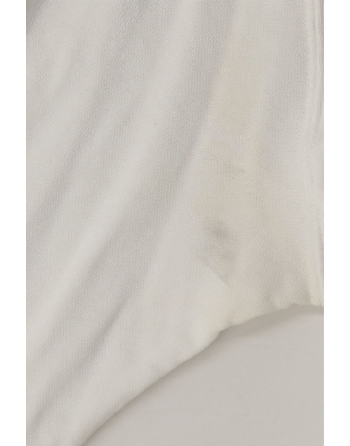 Nike masculino gráfico moletom jumper pequeno algodão branco