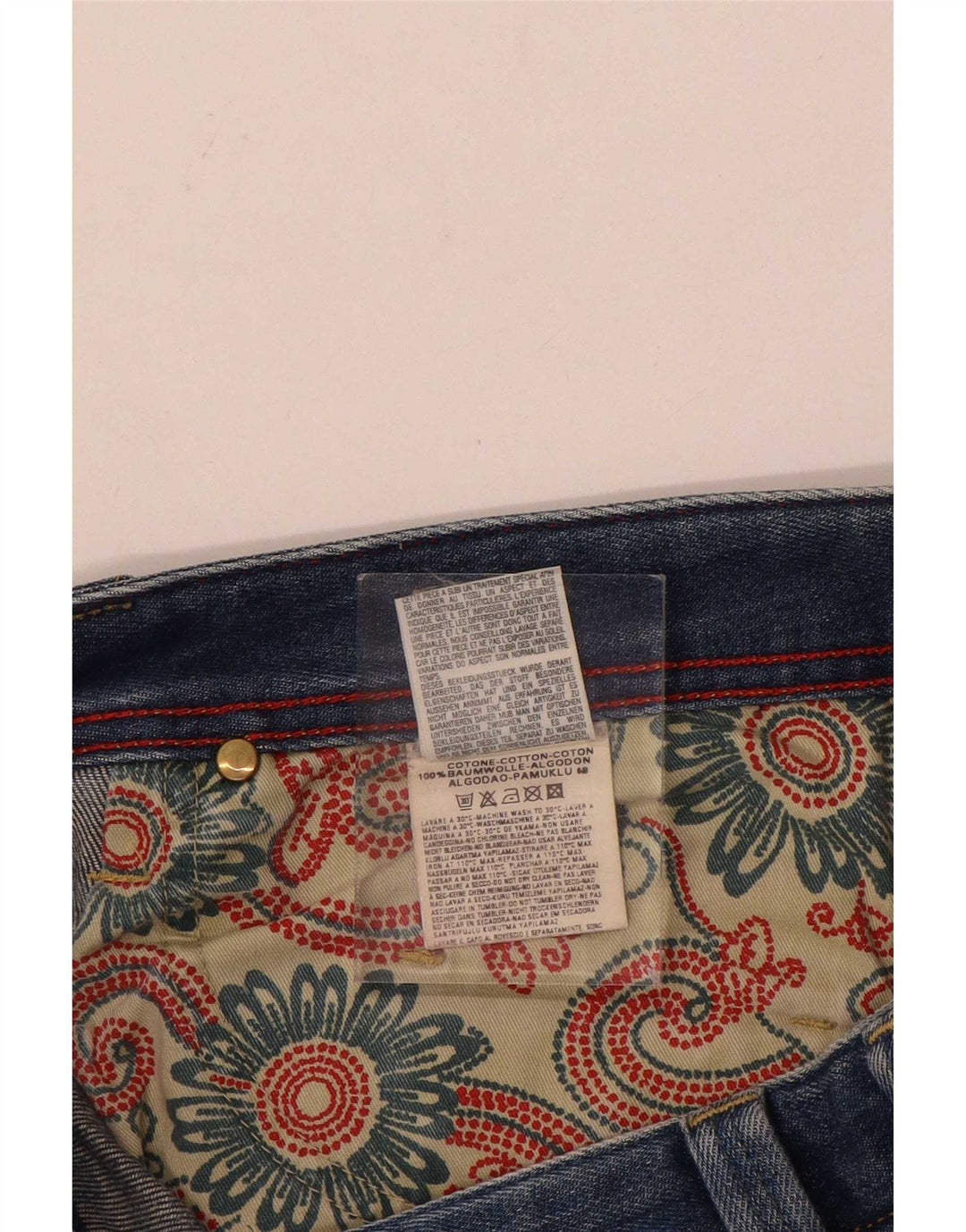 Diesel Mens Lugger Straight Jeans W30 L34 Azul Algodão