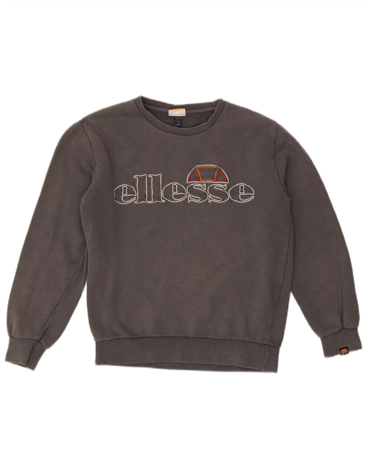 ELLESSE moletom gráfico masculino jumper XS algodão cinza