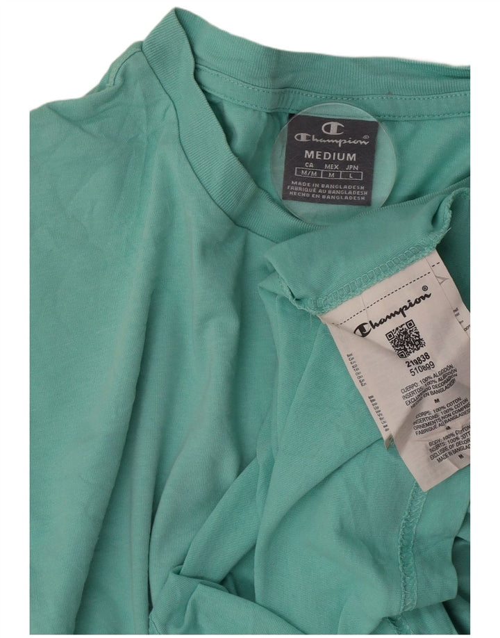 Camiseta masculina Champion de algodão verde médio