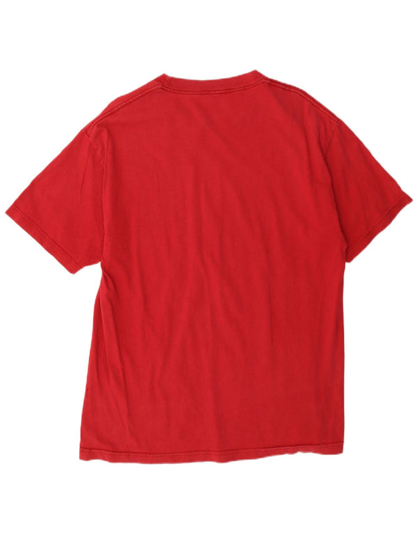 Camiseta Vans masculina gráfica grande vermelha