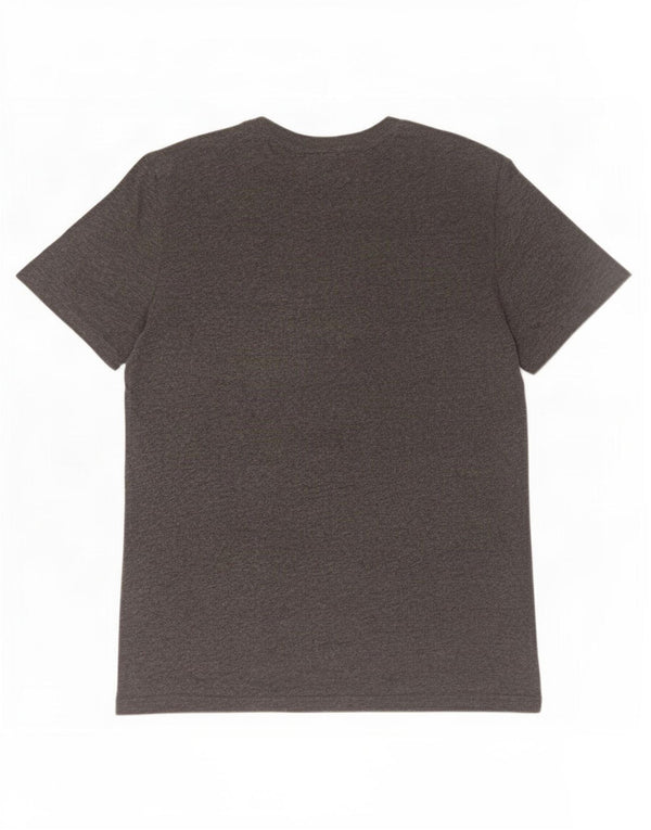 Camiseta feminina Superdry com estampa gráfica UK 12 algodão cinza médio
