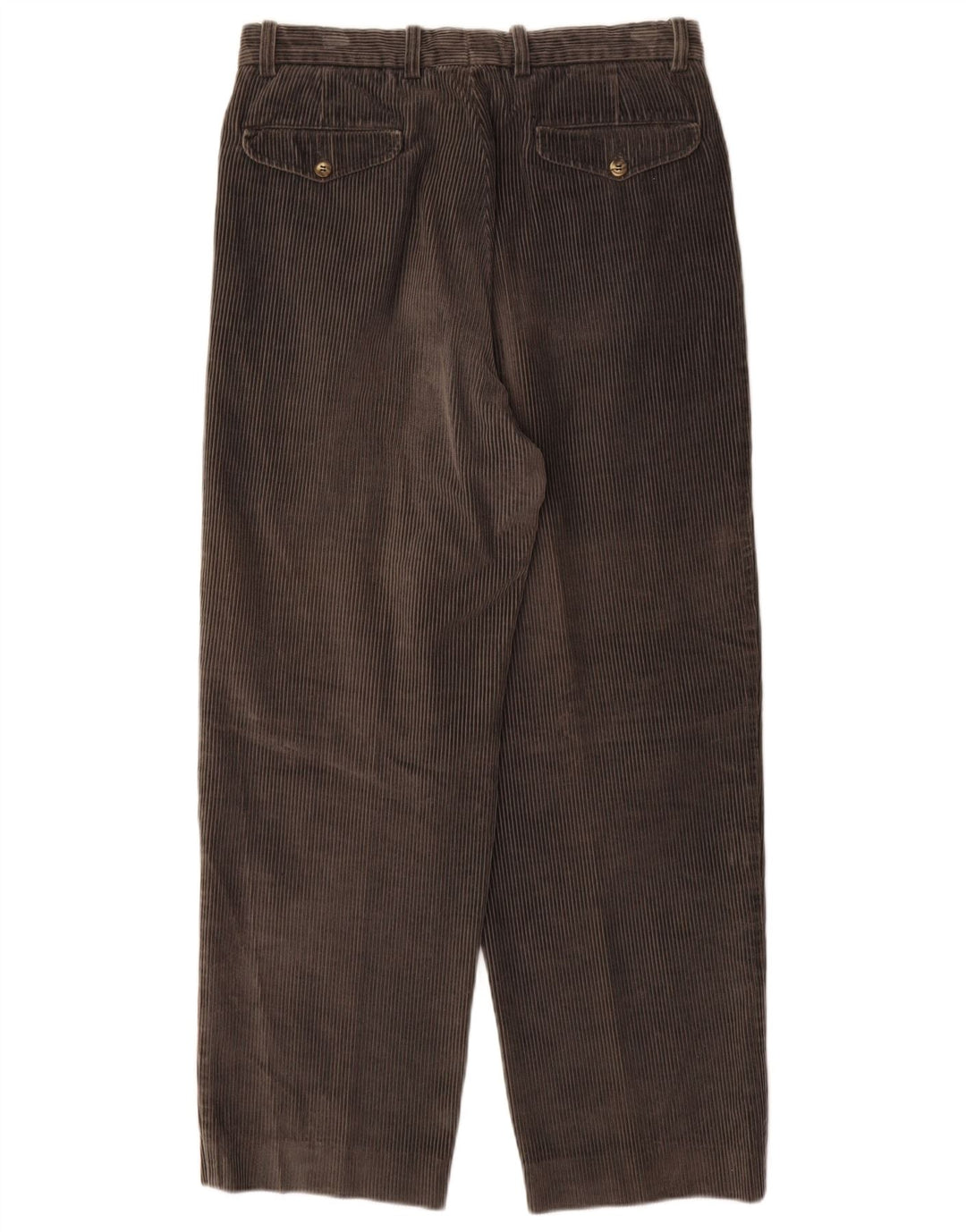 Calça masculina BELFE de veludo cotelê com ajuste solto IT46 pequena W30 L28 cinza